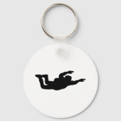 skydiving-pictogram sleutelhanger (Voorkant)