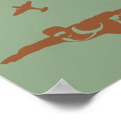 Skydiving Pop Art Poster (Hoek)