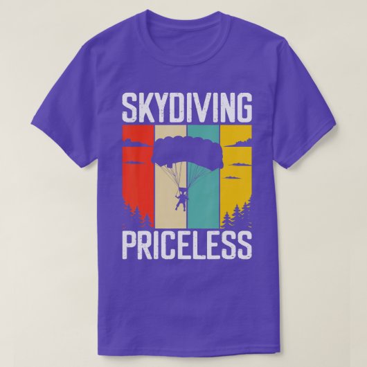 Skydiving Priceless T-shirt (Design voorkant)