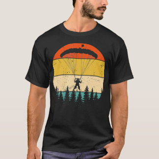  Skydiving Retro Parachuting Skydive T-shirt