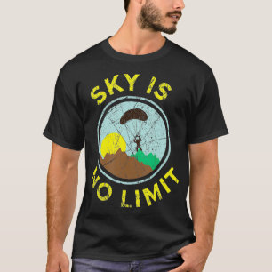 Skydiving retro stijl skydiver t-shirt
