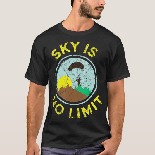 Skydiving retro stijl skydiver t-shirt (Voorkant)