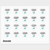 Skydiving Ronde Sticker (Vel)