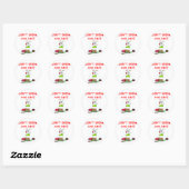 skydiving ronde sticker (Vel)