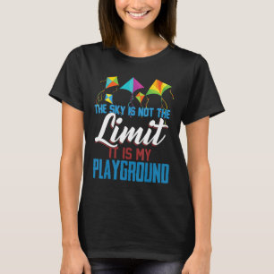 Skydiving Schattigee vlieger vliegen Shirten De lu T-shirt