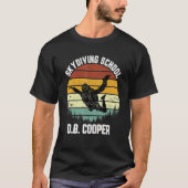 Skydiving School Db Cooper T-shirt (Voorkant)