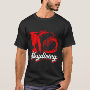 Skydiving Shirt Ik hou van skydiving