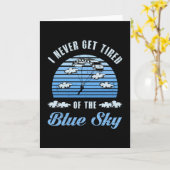 Skydiving Skydive Jump Skydiver Retro Funny Gift Kaart (Gele Bloem)