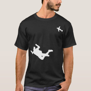 Skydiving Skydive Skydiver Parachute Plane Gift T-shirt