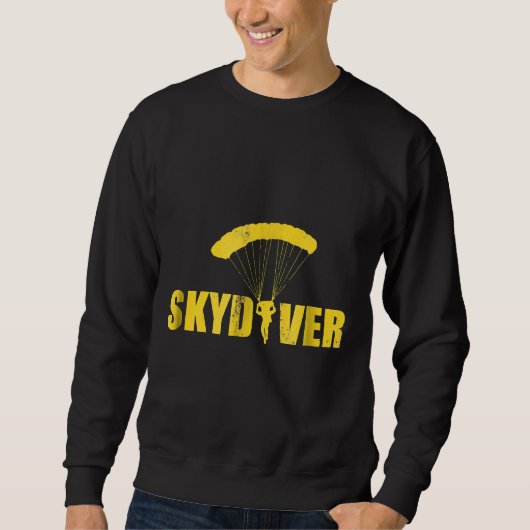 Skydiving Skydiver Cool Sky Diving Trui (Voorkant)