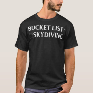Skydiving skydiver geschenken voor mannen vrouwen t-shirt