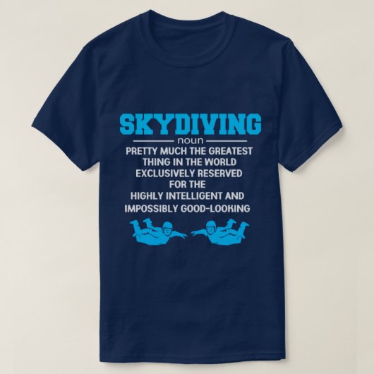 Skydiving Skydiver Parachute Base Jump 7 T-shirt (Design voorkant)
