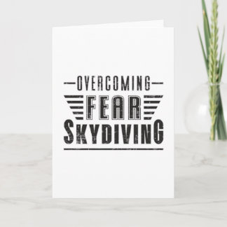 Skydiving Skydiver Plane Jump Gift Idee Kaart