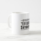 Skydiving Skydiver Plane Jump Gift Idee Koffiemok (Voorkant links)