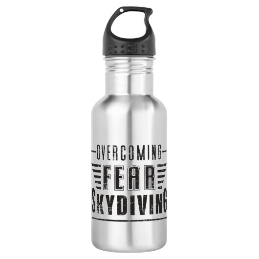 Skydiving Skydiver Plane Jump Gift Idee Waterfles (Voorkant)