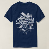 Skydiving Skydiver Position Skydive Parachuting Gi T-shirt (Design voorkant)