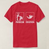 Skydiving Skydivers Statement Probleemoplossing T-shirt (Design voorkant)
