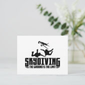 Skydiving | Skydiving Skydiver Gifts Briefkaart (Staand voorkant)
