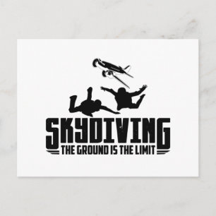 Skydiving   Skydiving Skydiver Gifts Briefkaart