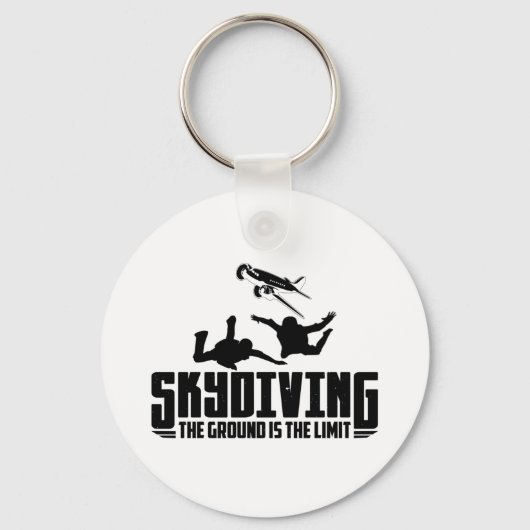 Skydiving | Skydiving Skydiver Gifts Sleutelhanger (Voorkant)