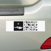 Skydiving Survive Bumpersticker (Op auto)