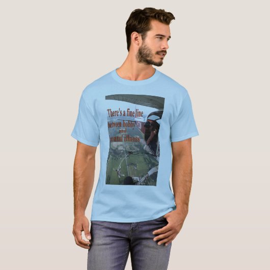 Skydiving T-shirt (Voorkant volledig)