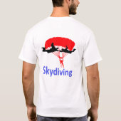 Skydiving T-shirt (Achterkant)