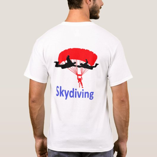 Skydiving T-shirt (Achterkant)