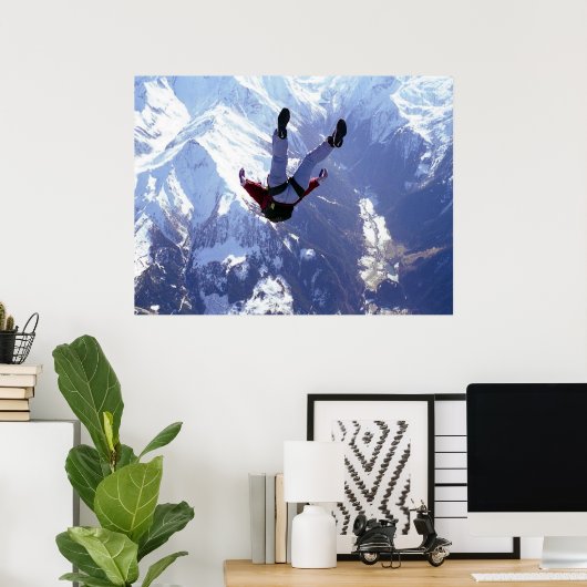 Skydiving, tdgallery poster (Thuiskantoor)