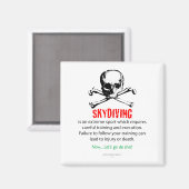 Skydiving Training Magneet (Voorkant / Achterkant)