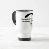 Skydiving Travel Mug Reisbeker (Voorkant links)