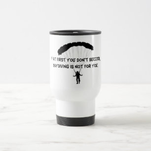 Skydiving Travel Mug Reisbeker