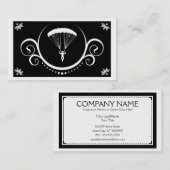 skydiving-verfijning visitekaartje (Voorkant / Achterkant)