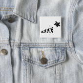 Skydiving Vierkante Button 5,1 Cm (In situ)
