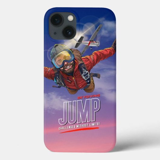 Skydiving-Voel Vrijheid Boven de Wolken | (Mannen) Case-Mate iPhone Case (Achterkant)