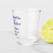 Skydiving vrijgezellenfeest Funny Adventure Thema Shot Glas (Rechts)