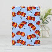 Skydiving Wenskaart Feestdagenkaart (Staand voorkant)