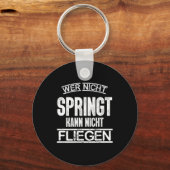 Skydiving Wingfitting Skydivers Paragliding Parach Sleutelhanger (Voorkant)