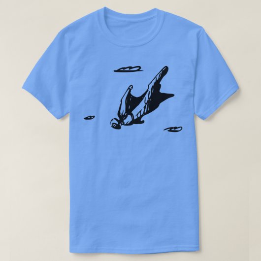Skydiving Wingsuit T-shirt (Design voorkant)