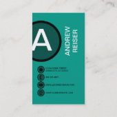 skydiving zee groene bubbel visitekaartje (Achterkant)