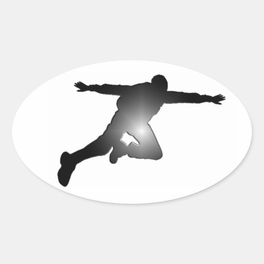 SKYDREAM DE STROOM OVALE STICKER (Voorkant)