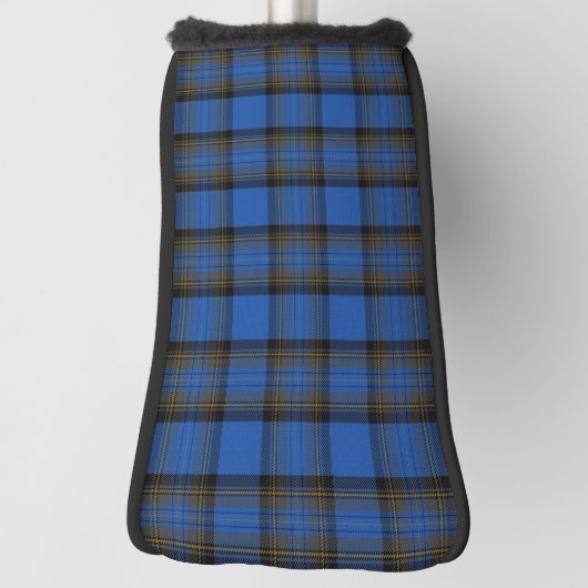 Skye Blue Tartan Pattern Golfheadcover (Draai 90)