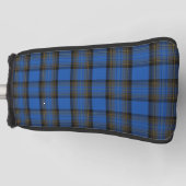 Skye Blue Tartan Pattern Golfheadcover (Voorkant)