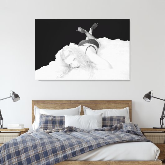 Skye Delamey-afbeelding op canvas (Insitu (Slaapkamer))