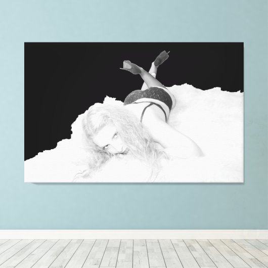 Skye Delamey-afbeelding op canvas (Insitu (Houten vloer))