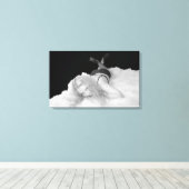 Skye Delamey beer tapijt Canvas Afdruk (Insitu (Houten vloer))