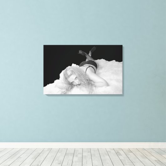 Skye Delamey beer tapijt Canvas Afdruk (Insitu (Houten vloer))