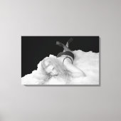 Skye Delamey beer tapijt Canvas Afdruk (Voorkant)