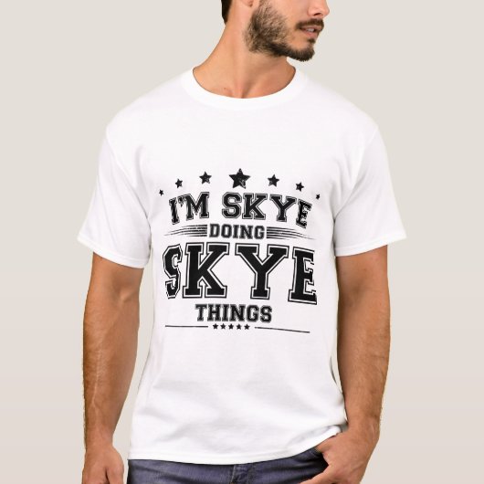 Skye doet Skye dingen T-shirt (Voorkant)