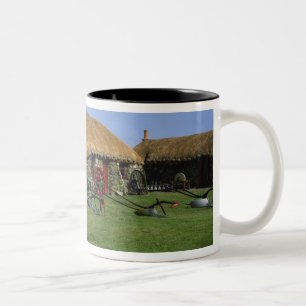 Skye Museum, Kilmuir, Isle of Skye, Hooglanden, Tweekleurige Koffiemok